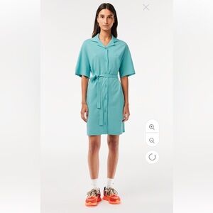 Lacoste Linen/Cotton Shirt Dress